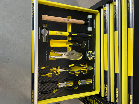 Dulap echipat cu scule 7 sertare 219 piese TopMaster Pro [6]
