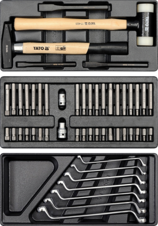 Dulap scule profesional YATO 6 sertare Echipat 177 piese [8]