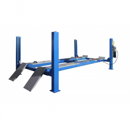 Elevatoare - Elevator auto 4 coloane 5 Tone cu deblocare semi-automata si platforma de ridicare inclusa 400V Castex