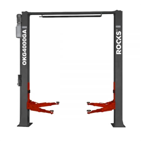 Elevatoare - Elevator auto cu traversa suspendata 2 coloane 4 Tone cu deblocare automata 400V