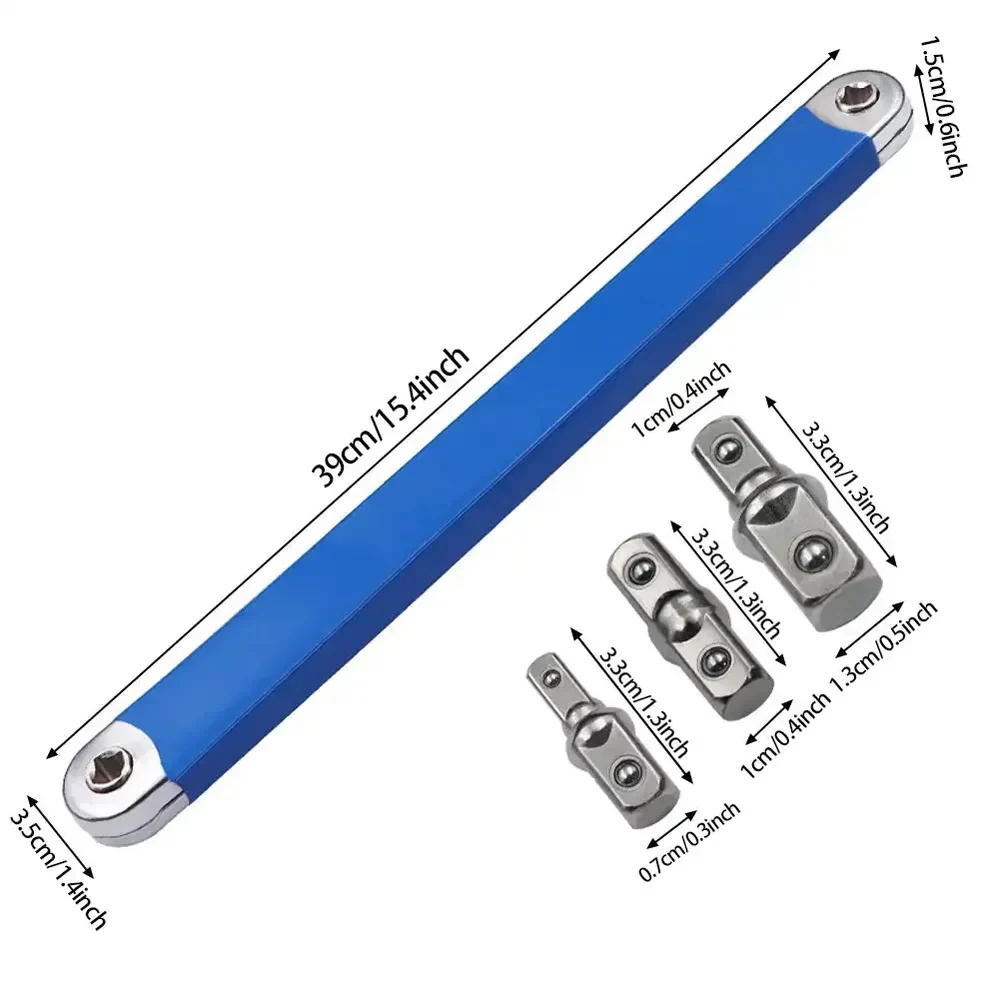 Extensie pentru chei cu clichet 1/4" 3/8" 1/2" [4]