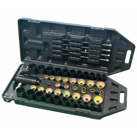 Rulmenti,Bucsi si Extractoare - Extractor hidraulic pentru bucse de suspensie cu cilindru  17 tone 49 Piese