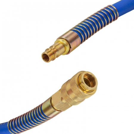 Furtun aer comprimat exterior 16mm interior 10mm lungime 20 metri cu cuple rapide [2]