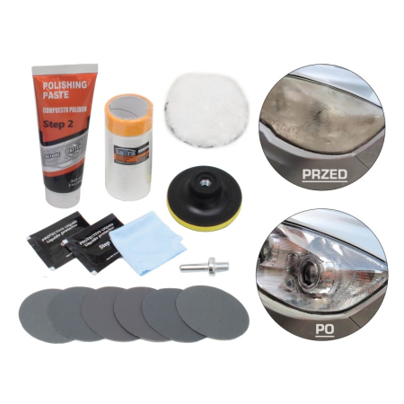 Kit pentru restaurare faruri 14 piese [2]