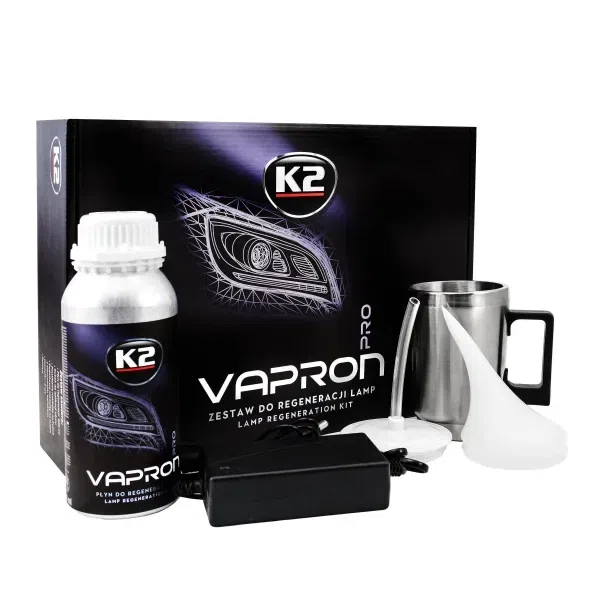 Consumabile Si Accesorii - Kit restaurare faruri cu polimer lichid K2 Vapron PRO+600ml substanta