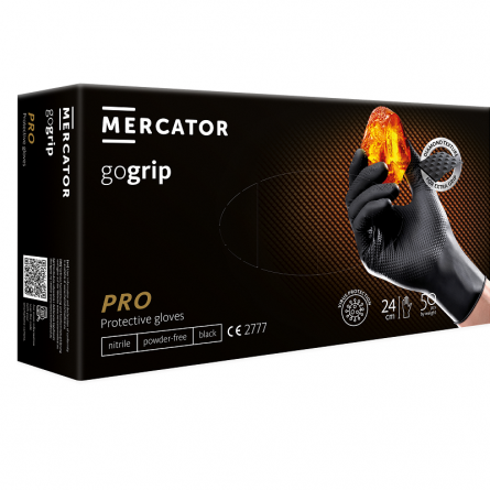 Consumabile Si Accesorii - Manusi mecanic nitril negru 50buc-XL