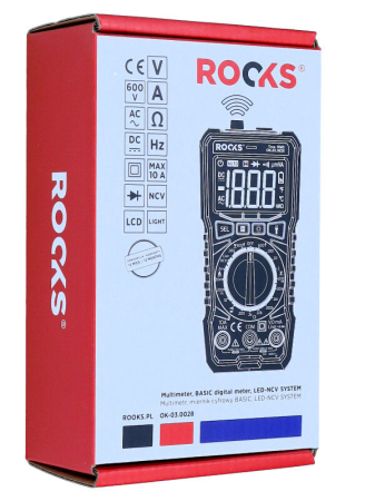 Multimetru digital ROOKS BASIC LED-NCV SYSTEM [2]