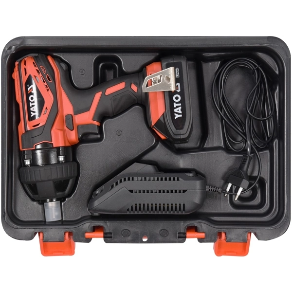 Pistol de impact cu acumulator Li-Ion 18 V 2 Ah patrat 1/2" 300 Nm [2]