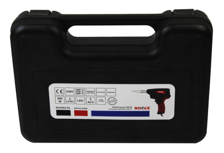 Pistol de lipit cu accesorii 200W [2]