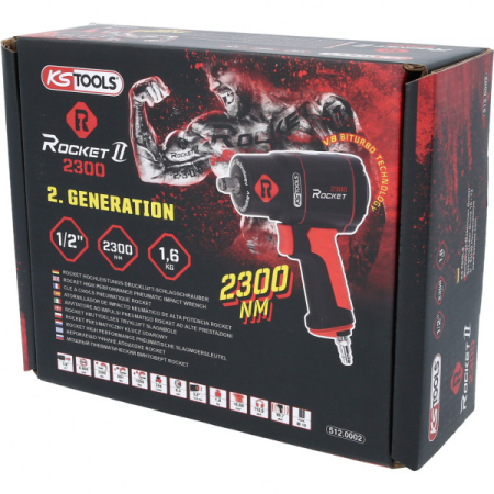 Pistol Pneumatic de impact 1/2 2300NM(ROCKET) KS TOOLS [2]