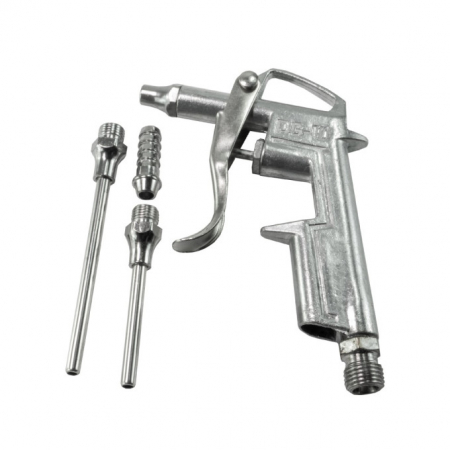 Alte scule pneumatice - Pistol pneumatic de suflat aer cu duze interschimbabile, 1/4", 16/50/80 mm