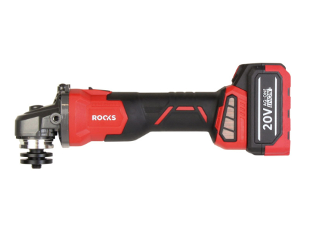 Polizor unghiular ROOKS AQ-ONE 20 V,125 mm,baterie de 4 Ah, încărcător și geantă [2]