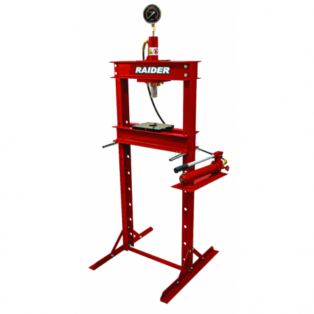 LICHIDARE DE STOC - Presa hidraulica pe stand cu indicator presiune 12T
