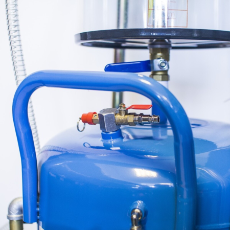 Recuperator de ulei cu actionare pneumatica si aspiratie prin joje + vas gradat 90 Litri Castex [3]