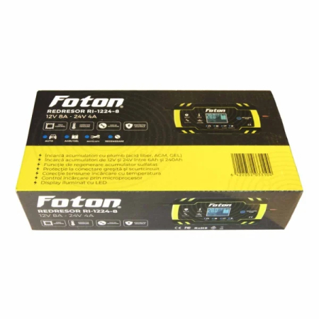 Redresor auto inteligent display LCD 12V 8A [3]