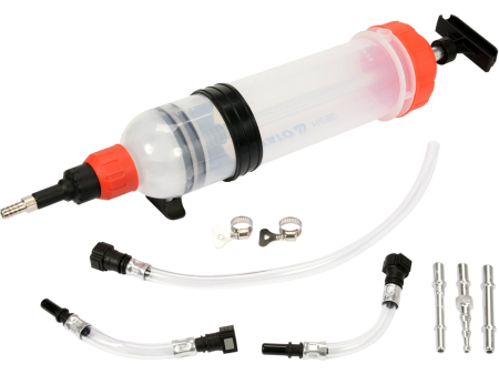 Accesorii schimb ulei - Seringa tip pompa universala pentru ulei si lichide 1.5L cu accesorii