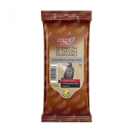 Chimice Auto - Servetele pentru curatat tapiterie din piele sau textil 24buc/Lemon