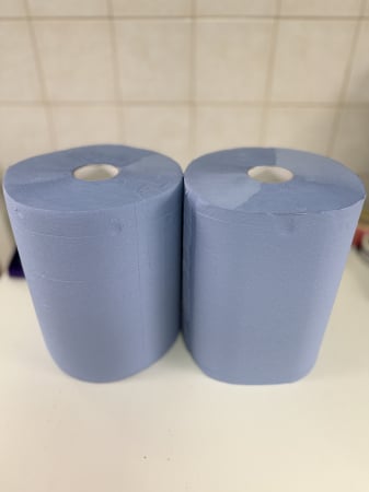 Set 2 role hartie industriale albastre 3 straturi 180 m/rola 36x36cm CELTEX