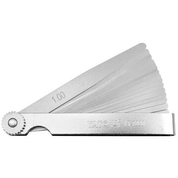 Diagnoza si masurari - Set lere 17 piese 100mm 0,02-1mm