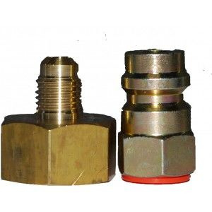 Set cuple adaptoare transfer freon butelie R134A [1]