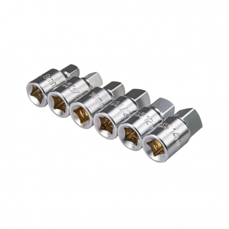 Chei buson baie ulei - Set biti pentru busoane 6, 8, 10, 12,14mm 6 piese TMP