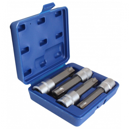 Truse de biti - Set biti torx cu gaura T70-T100 lungi 1/2 4 piese