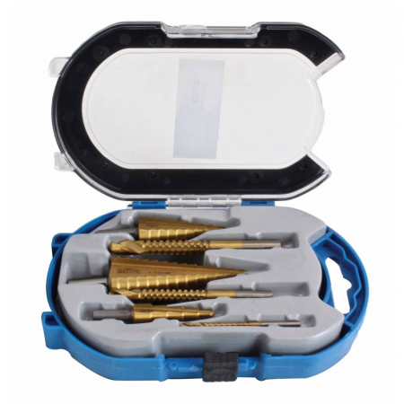Set burghie in trepte + burghie de frezat 6 piese [1]