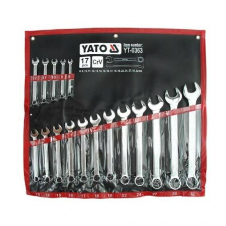 Chei combinate - Set chei combinate 8-32mm 17 piese