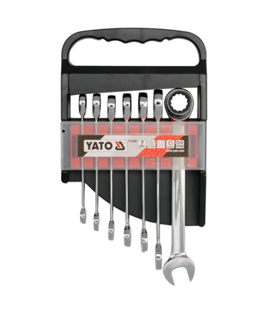 Scule Service Auto - Set chei combinate cu clichet 10 - 19mm 7 piese