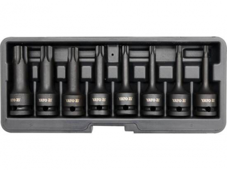 Truse de scule si accesorii - Set chei torx de impact 1/2 T30-T80 8 piese