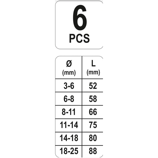 Set extractoare suruburi rupte 5 piese [4]