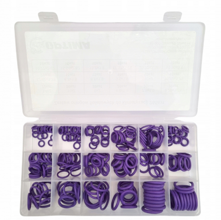 Consumabile Si Accesorii - Set garnituri O-ring mov pentru sitemele de aer conditionat sau clima 265 piese