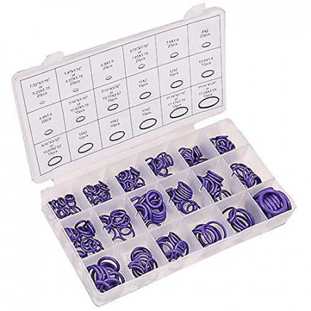 Set garnituri O-ring mov pentru sitemele de aer conditionat sau clima 270 piese [1]