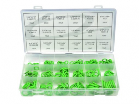 Consumabile Si Accesorii - Set garnituri O-ring verzi pentru sitemele de aer conditionat sau clima 270 piese