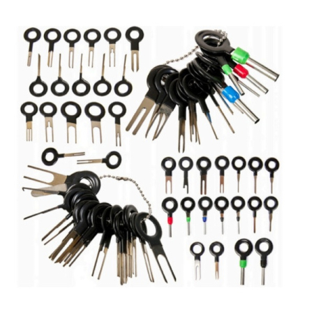 Scule Ajutatoare - Set pentru extras pini din mufe auto fara deterioare 18 piese