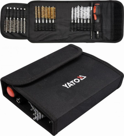 Motor - Set perii pentru curatat canale injectoare,bujii 18 piese