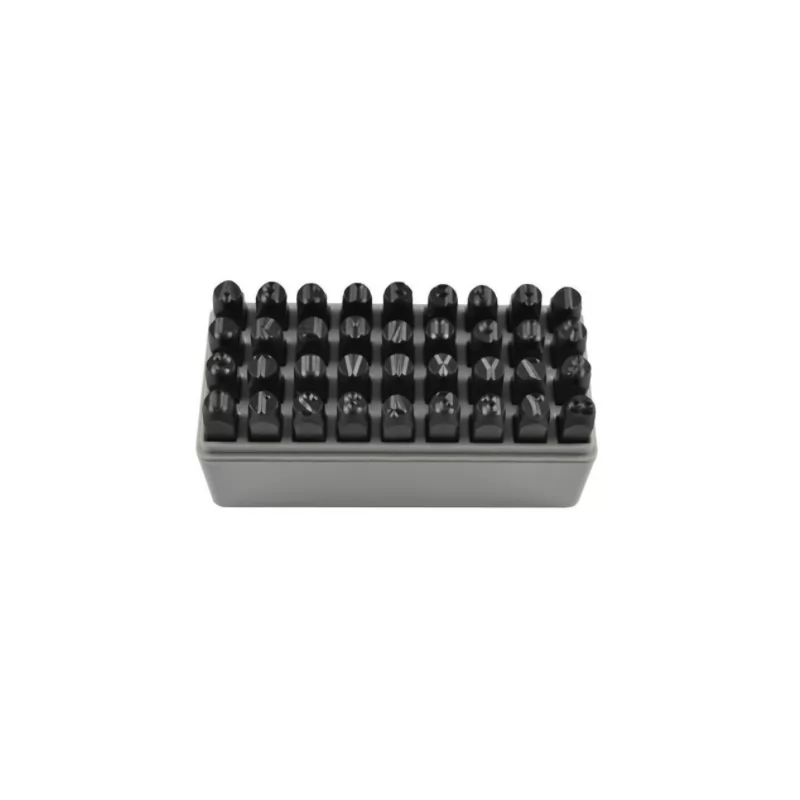 Consumabile Si Accesorii - Set poansoane litere, crom 1,5mm-12,5mm 27 piese TMP