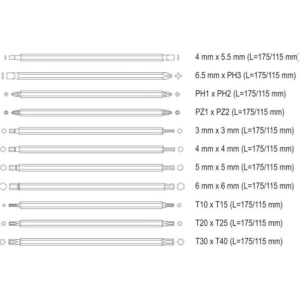 Set surubelnita cu capete interschimbabile 12 piese [1]