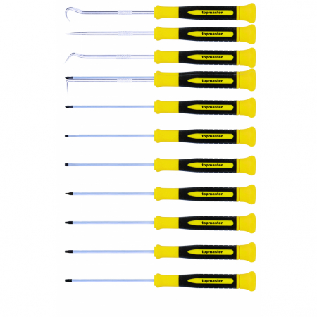 Truse de surubelnite - Set surubelnite si carlige de precizie 12 piese TMP