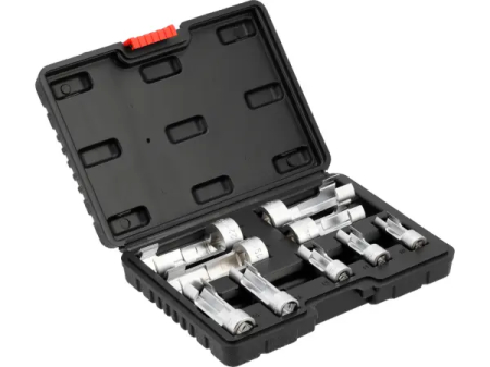 Motor - Set tubulare semideschise 9 piese, 10-22 mm,  1/4, 3/8 si 1/2
