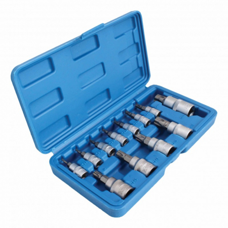 Scule Service Auto - Trusa biti Torx-Plus TS 5 puncte cu gaura 12 piese