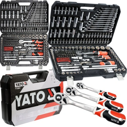 Trusa profesionala de scule YATO XXL 216 piese 1/4" 3/8" 1/2" [1]