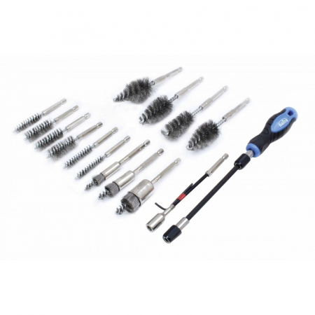 Trusa pentru curatat canale/scaune injectoare 429 piese [3]