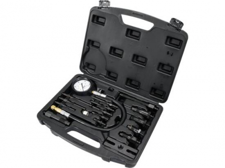 Diagnoza si masurari - Trusa pentru masurat compresie motoare diesel 0-70 Bar 16 piese