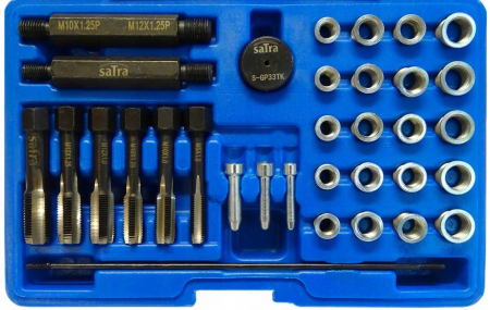 Trusa pentru reparat filete bujii M8 M10 M12 [2]