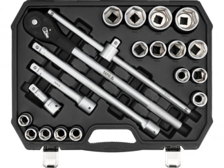 Truse de scule - Trusa profesionala tubulare + accesorii 3/4" 21 piese