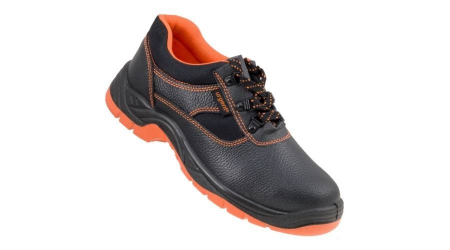 Echipamente De Protectie - Pantofi de protectie cu bombeu metalic din piele de bivol