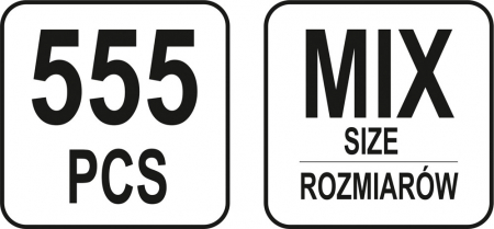 Set pene de siguranta 555 piese [2]