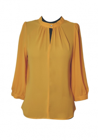 Bluze - Bluza din voal cret in stei BV3001G