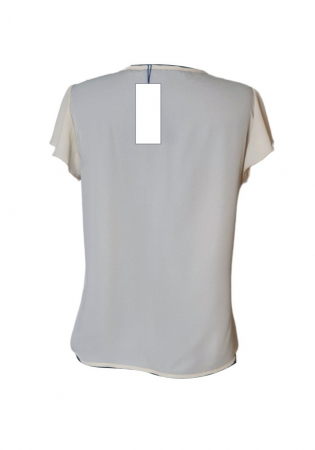 Bluza din voal cu volane BV3002ALB [1]